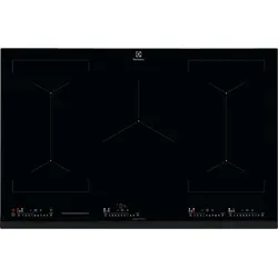 Electrolux EIV8457, Schwarz, Integriert, 80 cm, Zonen-Induktionskochfeld, 5 Zone(n), 5 Zone(n) - Schwarz