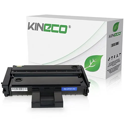 Kineco Toner 407255 für SP201, SP203, SP204, SP211 - Schwarz, 1.500 Seiten - Kompatibel mit zahlreichen Druckermodellen, bietet dieser Toner eine hohe Füllmenge und extreme Ergiebigkeit für eine lange Lebensdauer. 100% Funktion der Füllstandsanzeige dank neuester Chipgeneration.