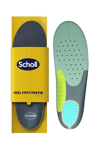 Scholl Extra Support Einlegesohlen für Frauen, EU Größe 38-43.5 - Ideal für große & kräftige Frauen, breite Füße, stoßdämpfend, stützt das Fußgewölbe, verteilt den Druck, passgenaue Einlagen, 1 Paar