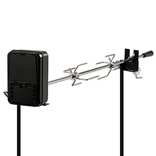 BBQ-Toro Grillspieß Set 90 cm | Drehspieß mit Motor für unvergessliche Grillmomente