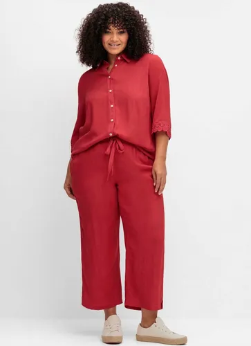 Sheego Jerseyhose Schlupfhose mit Bindeband, in Ankle-Länge von sheego