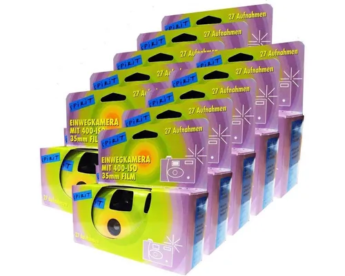 10x Einwegkamera SPIRIT TOPSHOT für besondere Anlässe von TopShot