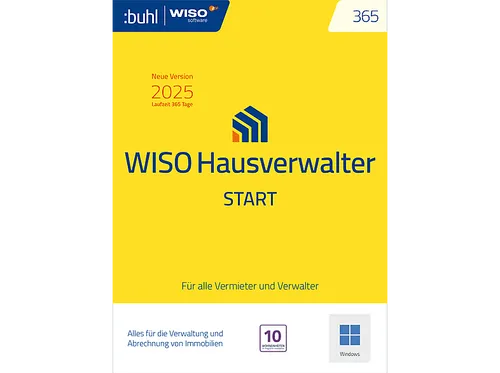 WISO Hausverwalter 365 Start für 10 Wohneinheiten von Buhl Data Service