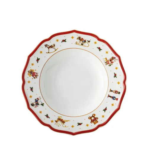 Hutschenreuther Happy Wintertime Red Teller tief 23 cm Happy Wintertime 02488-727471-10353