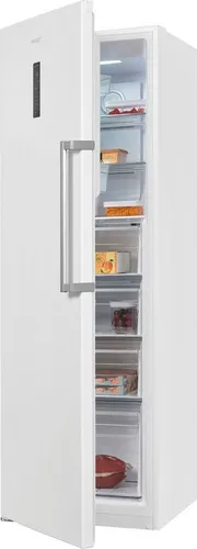 exquisit Gefrierschrank GS295-NF-H-040D, 185 cm, 4-Sterne-Gefrierfach - Tiefkühler mit 4-Sterne-Gefrierfach, NoFrost-Technologie und LED-Innenbeleuchtung für eine optimale Lagerung von Lebensmitteln.