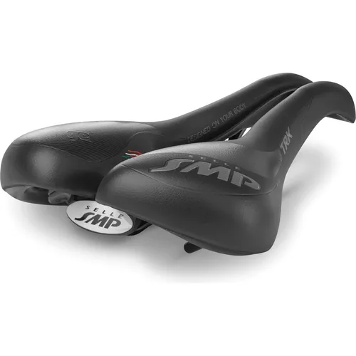 Selle SMP Fahrradsattel schwarz - Fahrradsattel in elegantem Schwarz, mit hochwertiger Gel-Polsterung für maximalen Komfort auf langen Strecken.