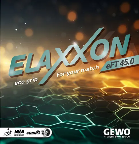 Gewo Tischtennisschläger Belag Elaxxon eFT 45.0, Tischtennisbelag