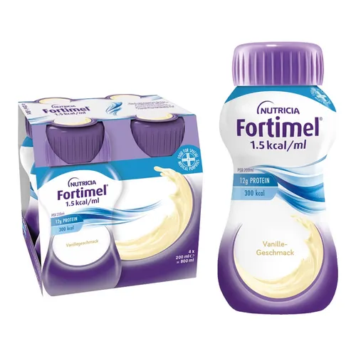Fortimel 1.5 Kcal Vanillegeschmack 4X200 ml