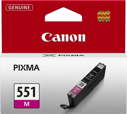 Canon CLI-551M - Original Magenta Tintenpatrone, für bis zu 330 Seiten, ideal für brillante Druckergebnisse mit Canon Pixma Druckern