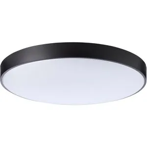 BRILLIANT Slimline LED Deckenleuchte 78cm - Moderne Deckenlampe in Weiß/Schwarz mit 80W LED, 6500lm und Fernbedienung. Ideal für stimmungsvolle Beleuchtung im Wohnbereich.