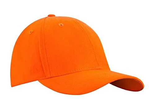 MFAZ Morefaz Ltd Herren Baseball Mütze Cap Verstellbarer Riemen Snap Back Hut Sport Frauen Hüte LA (Orange)