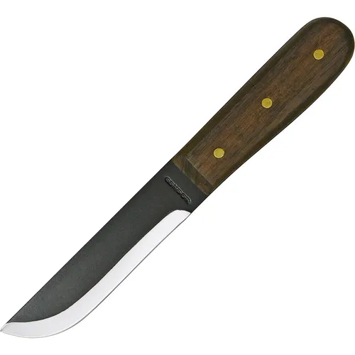 Condor Bushcraft Basic Messer – Robustes Jagdmesser mit Walnussgriff - Hochwertiges Jagdmesser aus 1075HC-Stahl, ideal für Outdoor-Abenteuer. Mit elegantem Walnussgriff und Lederscheide für sicheren Transport.