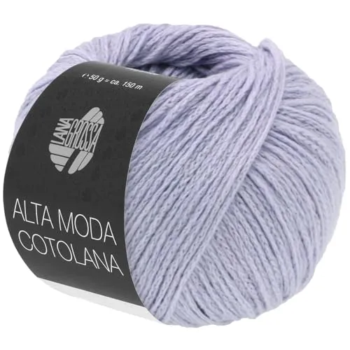 LANA GROSSA Alta Moda Cotolana | Edles Kettengarn aus 45% Schurwolle (Merino superwash), 45% Pima Baumwolle & 10% Polyamid| 50g Wolle zum Stricken & Häkeln | 150m Garn FB 41