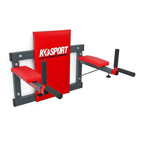 K-Sport Dip Station zur Wandmontage - Dip-Station für effektives Training der Arm-, Brust- & Bauchmuskulatur, bis 300 kg belastbar und ideal für dein Home Gym!