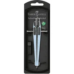 FABER-CASTELL Schnellverstellzirkel GRIP hellblau von Faber-Castell