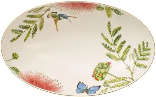 Villeroy & Boch Amazonia Schale oval - Elegante Schüssel aus hochwertigem Porzellan, ideal für besondere Anlässe und stilvolle Tischdekoration.