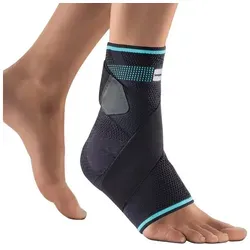 Seeger Gesundheitshaus Sprunggelenkbandage Knöchelbandage Komfort Plus, Schwarz Rechts Größe S schwarz