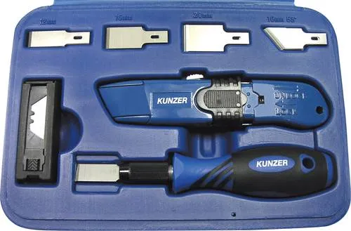 1x Kunzer Messer und Schabersatz