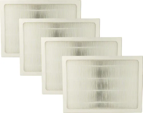 vhbw 4x Luftilter kompatibel mit Blueair Classic 510, 601, 503, 505, 550E, 555EB, 603, 605, 650E, 501 Luftreiniger - Kombifilter Partikel + Aktivkohle