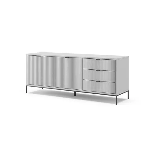 Vicco Lowboard Eliza - Moderner Fernsehtisch in Grau - TV-Halterungen: Stilvoller Fernsehtisch mit viel Stauraum und modernem Design, perfekt für jede Wohnung.