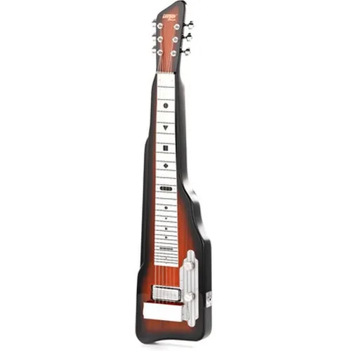 Gretsch G5700 Lap Steel - E-Gitarre mit Mahagoni Hals und 1 Single Coil Pickup, ideal für Blues und Country Musik, in auffälligem Tobacco Sunburst Finish.