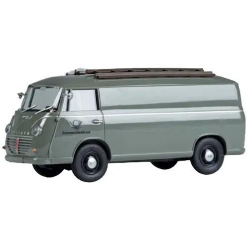 minicar 66011 H0 Goliath Express 1100 Kastenwagen Fernmeldedienst + Leitern Neu