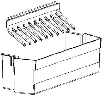 Ersatzteil - Türablagen für DOMETIC Kühlschränke - Hochwertige Türablagen für DOMETIC Kühlschränke und Gefrierschränke, passend für Modelle RC10.4T.70 und RC10.4T.90 - Perfekte Lösung für mehr Ordnung und Stauraum.