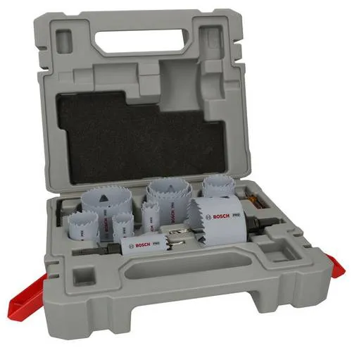 Bosch Accessories 2608900525 Lochsägen-Set - Lochsägen-Set mit 6 verschiedenen Größen für präzise Schnitte in verschiedenen Materialien. HSS-Legierung mit hohem Kobaltgehalt sorgt für lange Lebensdauer und schnelle Ergebnisse.