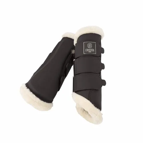 Eskadron Gamaschen FF Faux Leather braun - M in schwarz von Eskadron