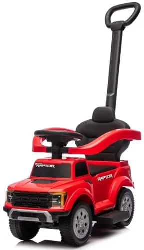 Ford Rutschauto mit Stange – Kinderrutscher für Kleinkinder