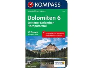 Kompass Karte N.5733: Dolomiten 6: Sextener Dolomiten, Hochpustertal