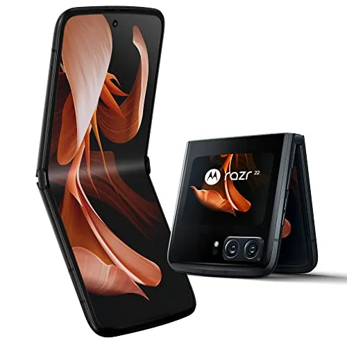 Motorola razr 2022 Smartphone - Klapp-Design mit 50-MP-Kamera - Simlockfreies Handy mit beeindruckendem 6,7