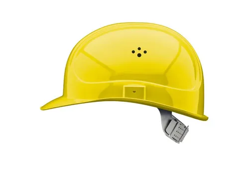 GUARD 5 Schutzhelm Arbeitshelm - BAU-Helm mit 6-Punkt-Gurtband - (Art.22-80BR), Größeneinstellung von 51 - 64 cm