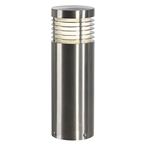 SLV VAP SLIM 30 Outdoor Standleuchte - Edelstahl gebürstete Außenstehleuchte mit IP44 Schutz, ideal für den Außenbereich und direkt anschließbar an 230V Netzspannung.