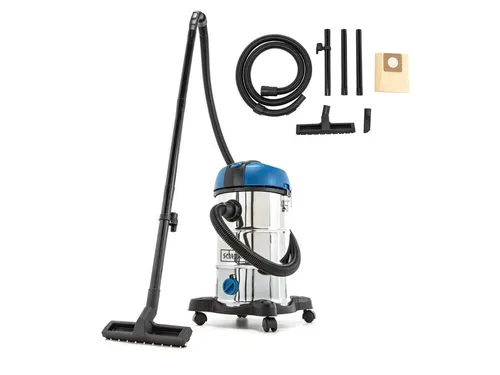 Nass- Trockensauger Nts30V2 - Mobiler Sauger mit Rollen, integrierter Kabel- und Zubehörhalterung sowie Blasanschluss für schwer zugängliche Stellen