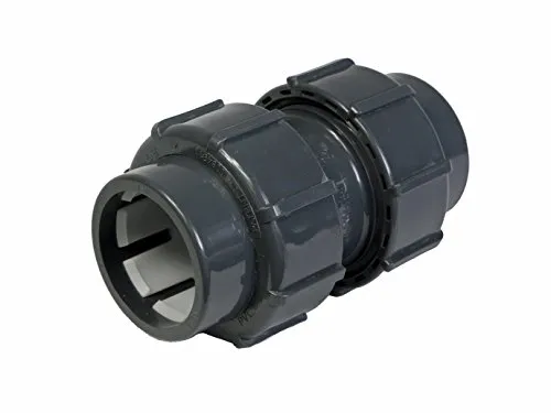 Paradies Pool Flexfit Doppelverschraubung Ø 50mm Klemm x Ø 50mm Klemm