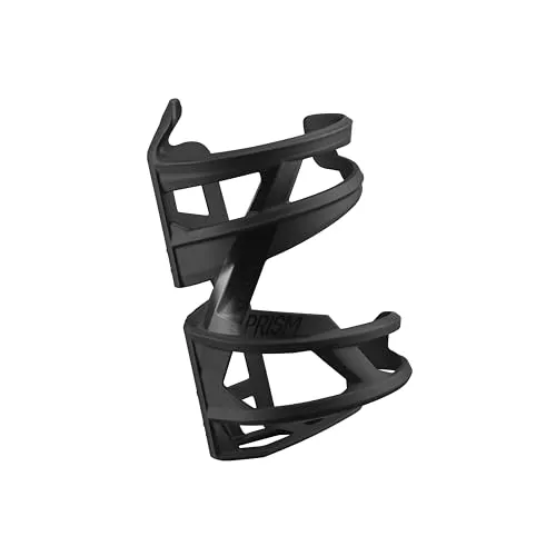 Elite Prism Rechts – Flaschenhalter aus recyceltem Material Schwarz Skin Soft Touch – Nachhaltiger Trinkflaschenhalter für MTB Rennrad Gravel E-Bike – Leicht Stabil Universal