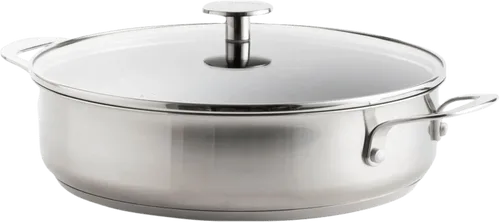 KitchenAid Stainless Steel Schmorpfanne mit Deckel 28 cm
