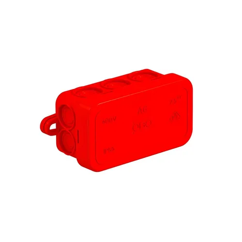 OBO Bettermann A 6 HF RO Kabelabzweigkasten IP55 80x43x34mm rot