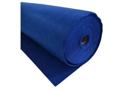 maDDma Stoff Bastelfilz 5m Rolle Filz 90cm x 1,5mm, blau