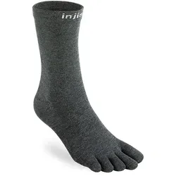 Injinji Unisex Liner Crew schwarz in schwarz von Injinji