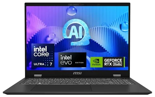 MSI Prestige 16 AI Studio Laptop - 40,6 cm (16,0