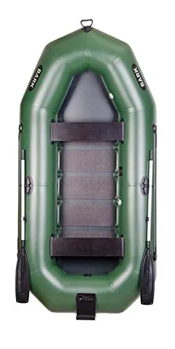 Schlauchboot BARK 300 cm für e-Motor - Paddelboot für 3 Personen mit Heckspiegel und Lattenboden - Angelboot in Profi-Ausführung