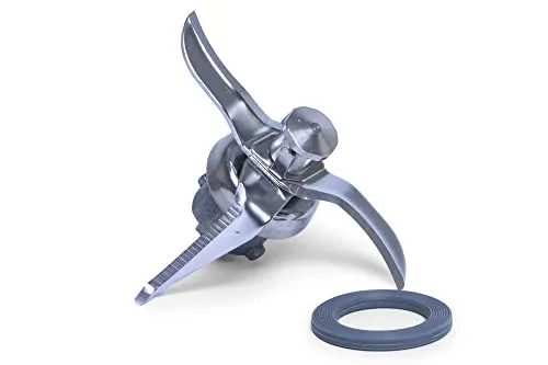 Hochwertiges Ersatz Messer Mixmesser inklusive Dichtung geeignet für Vorwerk Thermomix TM21 TM 21 aus rostfreiem Edelstahl