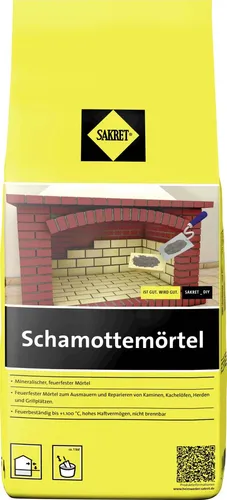 SAKRET Schamottemörtel 5 kg Beutel in weiß von SAKRET