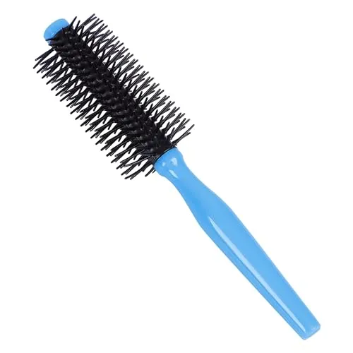 sourcingmap Plastik Damen Wellig Lockiges Haare Pflege Kamm Rolle Rundbürste Schwarz Blau DE de
