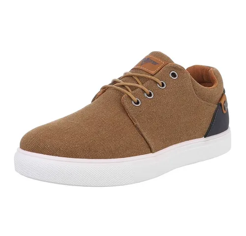 Coolwalk Modischer Herrenschuh aus Canvas für Alltag und Freizeit Sneaker (89373352) Flach Sneakers in Camel
