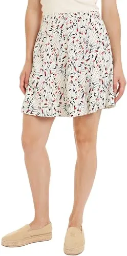 Tommy Hilfiger Damen Rock Small Ribbon Short Skirt in weiß von Tommy Hilfiger