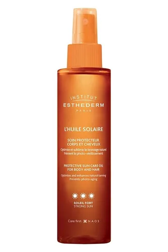 Institut Esthederm Sun Care Oil Extreme Sun 150ml - Bräunungsbeschleuniger mit intensivem Sonnenschutz für Körper und Haar, sorgt für eine langanhaltende Bräune und schützt vor schädlichen UV-Strahlen.
