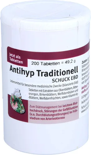 Antihyp Traditionell Schuck ebd Tabletten 200 St von SCHUCK GmbH Arzneimittelfabrik